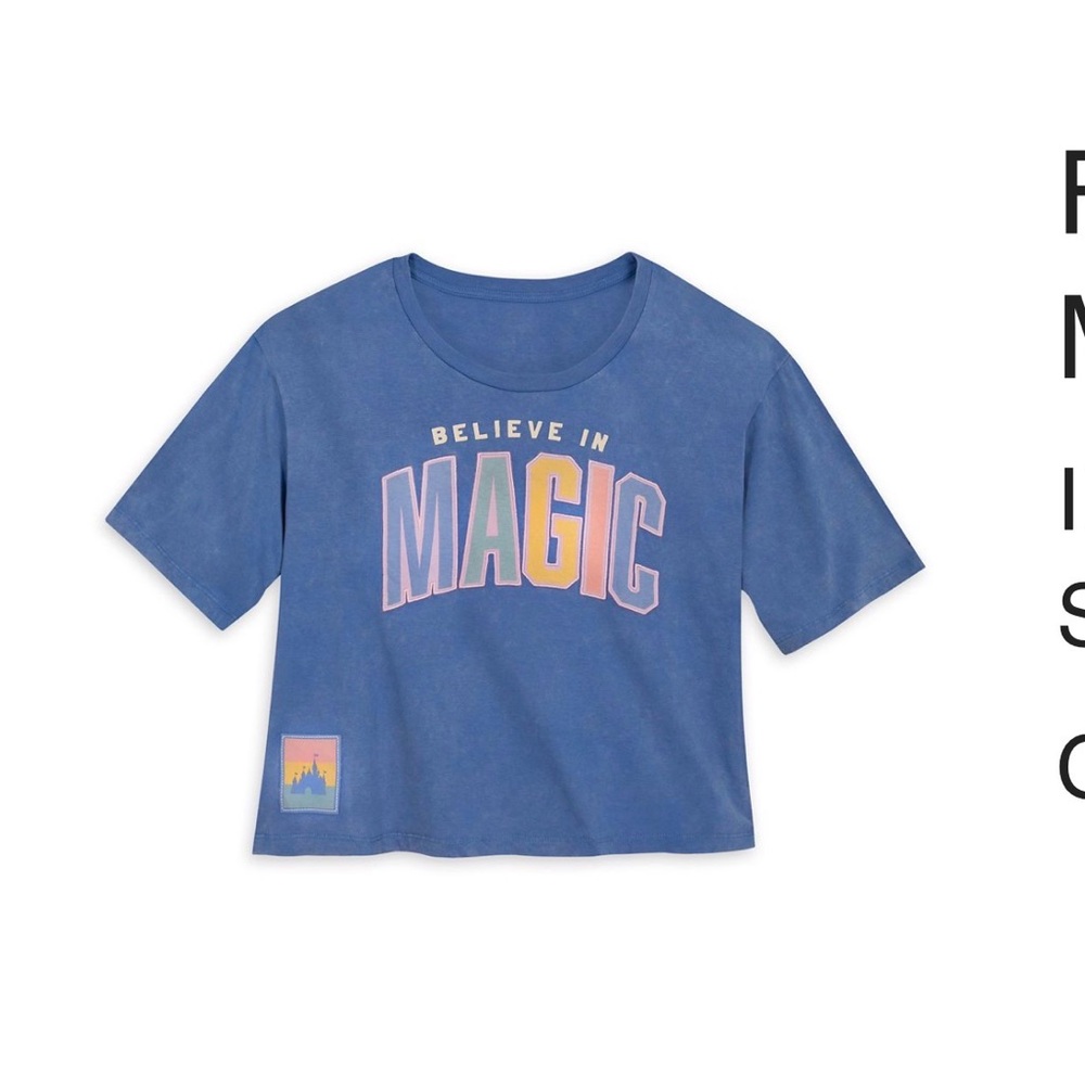 Disney Blue 'Believe in Magic' T-Shirt